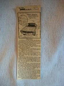 1968 AMC Javelin Auto Album Newspaper Article