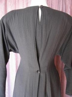 Jean Muir Vintage Dress Origami Pleat Made in England