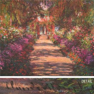 40x33 Une Allee Du Jardin Giverny Claude Monet Canvas