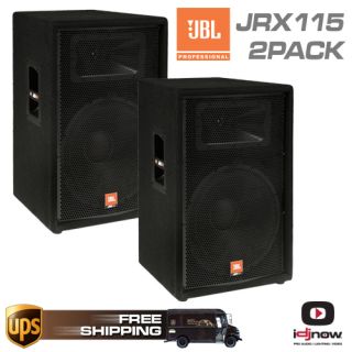 JBL JRX115 15 2 Way Powerful DJ Speaker 2 Pack Pair