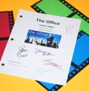 The Office Script Casino Night Signed rpt Steve Carell