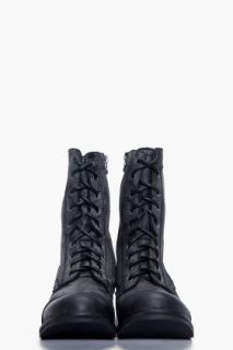Jeffrey Campbell All C Meds Lace Up Blatz Combat Military Boots