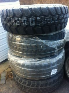 Goodyear Hummer Wrangler or Jeep Tires 37x12 50 R16 5 Lt