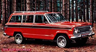 1978 Jeep Wagoneer in Woods Red Magnet