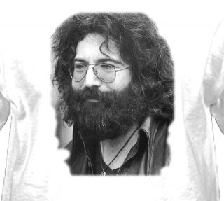 Jerry Garcia Grateful Captain Tripps Dead Garcia White T Shirt Vintage