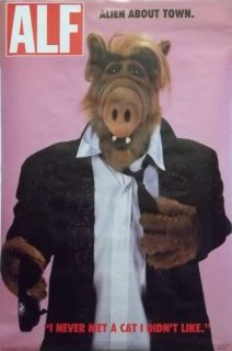 ALF TV Series 23x35 Alien About Town Poster Jerry Stahl