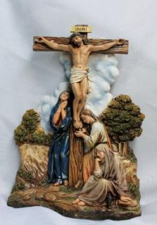Crucification Jesus Christ Easter Scene Religious Holiday Decor