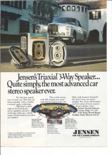 1976 Jensen Triaxial Speaker Ad 1955 Bentley S1 Convert
