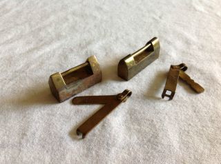 Brass Chinese Jewelry Box Locks with Keys
