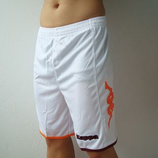 Kappa Mens Football Soccer Jersey Shorts White M L XL