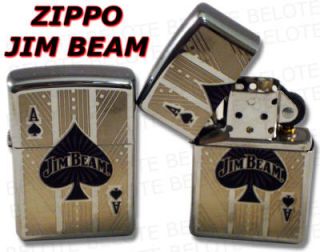 Zippo Lighters Jim Beam Ace of Spades Lighter 24945 New