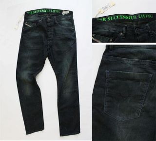 Diesel Jeans Mens Braddom 0884F Regular Slim Tapered New with Tag