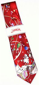 JERRY J GARCIA Santa BIG FINISH Neck Tie NEW Collection #56 ~ HOLIDAY