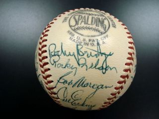 Carl Erskines 1952 Brooklyn Dodgers Team Signed Baseball NM MT JSA