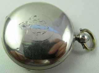 Antique Sterling Silver Rotherhams Pocket Watch