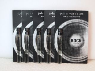 5X John Varvatos Rock Volume One Limited Edition Mens EDT Sample