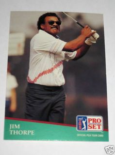 PGA Pro Set Golfer Jim Thorpe Card