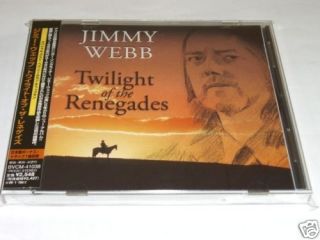 Jimmy Webb Twilight of The Renegades Japan 1 CD SS