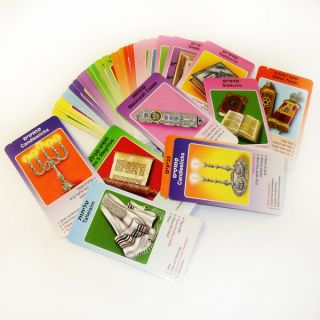 Holy Objects Jewish Educational Picture Card Game