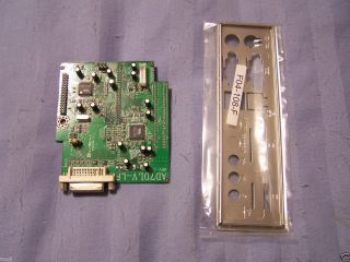 Jetway AD7DLV LF Daughterboard DVI LVDS Mini ITX