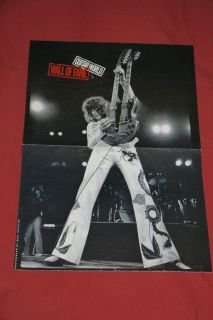 LED Zeppelin Jimmy Page Poster Vintage Guitar World Poster
