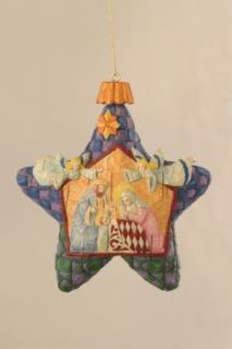 Jim Shore Heartwood Nativity Star Ornament 118712