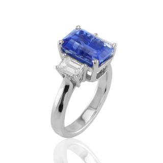 Natural Sapphire Jewelry Engagement Ring J2926 B