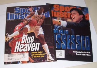 1996 Sports Illustrated Kentucky Wildcats Win Title Lot