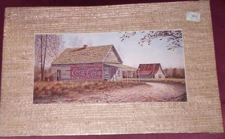 Jim Harrison Wicker Framed Coca Cola Barn 2004 Calendar Cover Print