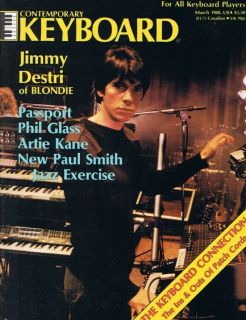   Keyboard Magazine 1980 Jimmy Destri Blondie KORG ES 50 Artie Kane