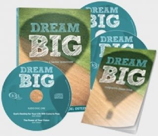 DREAM BIG 2 CD 1 DVD 21 PAGE BOOK JOEL OSTEEN BRAND NEW SAME DAY