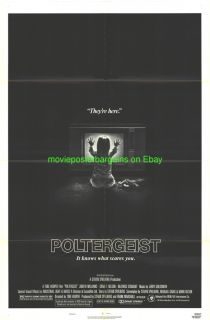 Poltergeist Movie Poster Steven Spielberg Horror Film