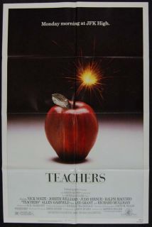 Teachers 1984 Nick Nolte JoBeth Williams Movie Poster