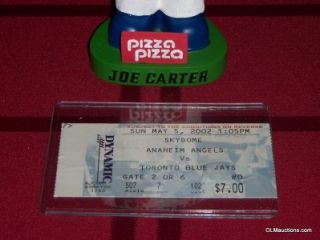 Joe Carter Toronto Blue Jays Baseball Bobblehead 1992 World Series SGA