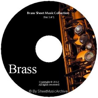 Huge Classical Brass Sheet Music Collection DVD PDF Rachmaninoff Hadyn