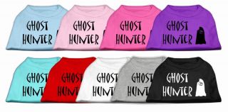 Ghost Hunter Pet Dog Shirt Clothes Great for Halloween