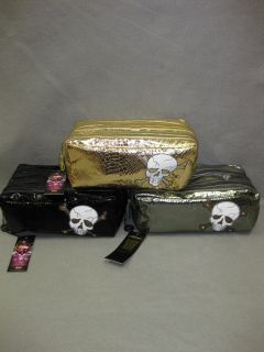 Monaco Grande Toilet Kit Ed Hardy Bag Skull Case New
