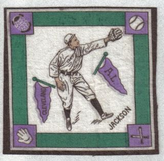 1914 B 18 Blanket of Shoeless Joe Jackson Cleveland Indians Tobacco