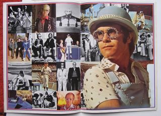 Elton John 5 Piece Collection 1976 Concorde Tour Program Stubs