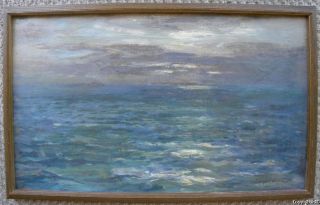 John Campbell Mitchell Scottish Impressionist Seascape Oil Painting NO