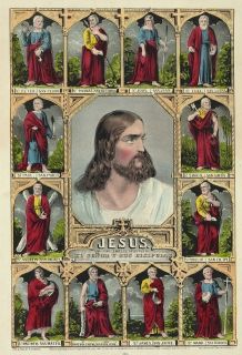  12 Apostles Saint Peter Luke Paul Thomas John 13x19 Print