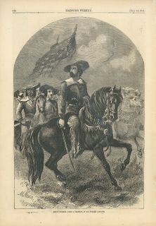 Maj Gen John C Fremont Prairie Costume Harpers 1861
