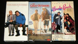 John Candy 3 VHS Movies Great Outdoors Uncle Buck