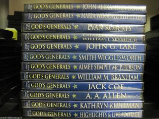 All 12 Gods Generals DVDs Brand New Roberts Liardon