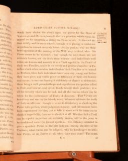 1802 John Eardley Wilmot Notes Opinions Judgements Rather Scarce