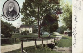 Antique Postcard c1906 John Greenleaf Whittiers Birthplace Haverhill