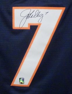 John Elway Autographed Signed Blue Reebok EQT Denver Broncos Jersey