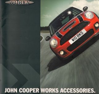 Mini John Cooper Works Accessories 2006 07 UK Brochure  