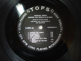 Vintage 1957 Tops LP Around The World in 80 Days L1591  