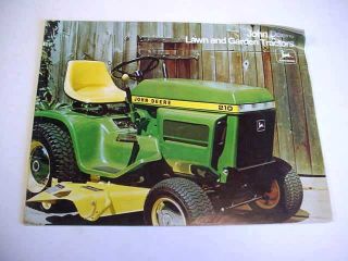John Deere 100 200 300 400 Garden Tractor Attach Book  